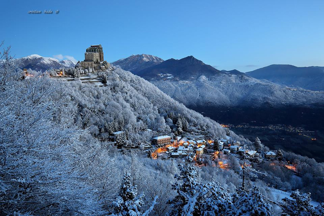 Sacra sotto la neve - 06.01.16 - #fotodelgiorno di Buda Cristian